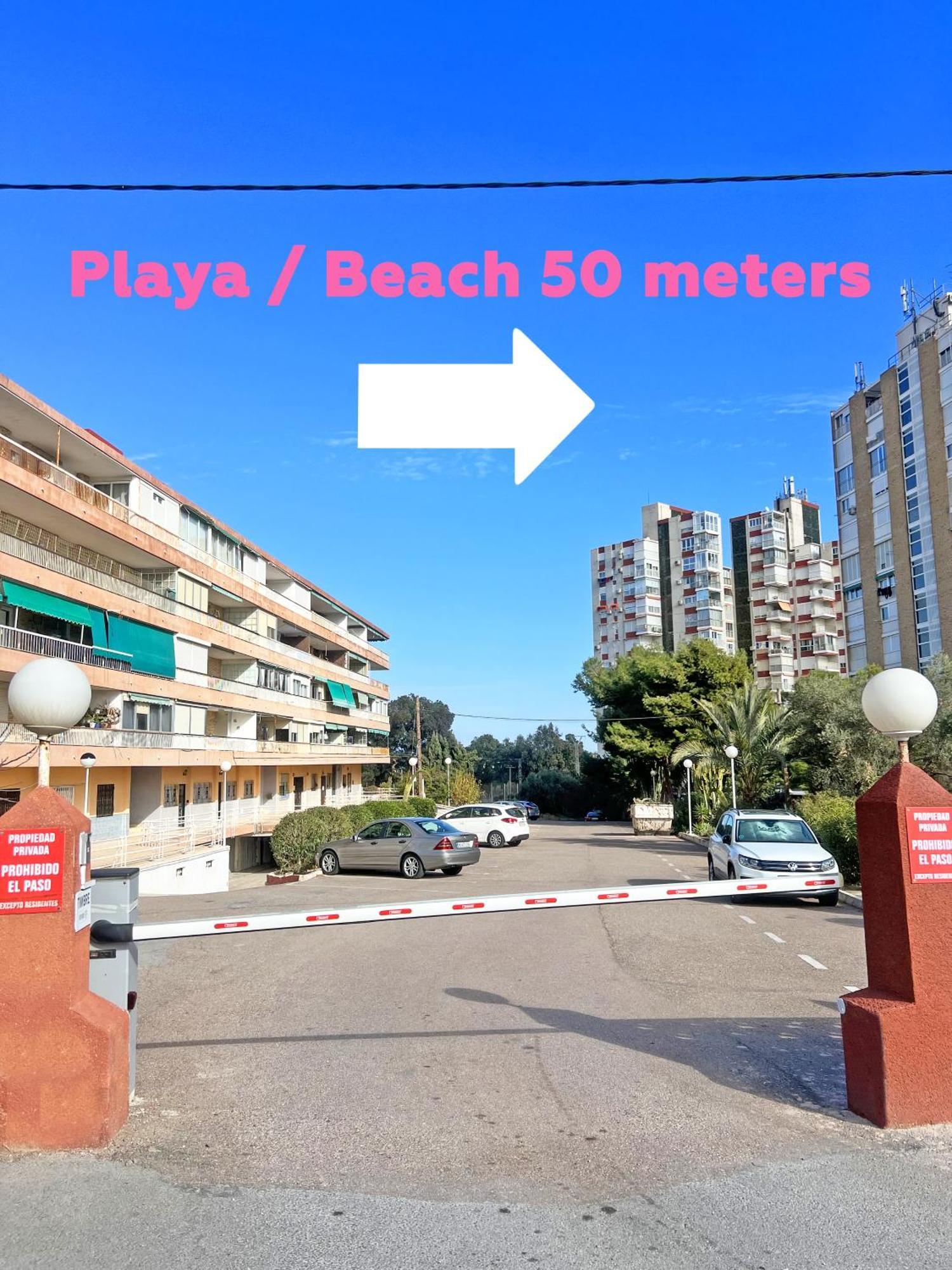 A 100 Metros De La Playa. Parking Gratuito Privado Διαμέρισμα Αλικάντε Εξωτερικό φωτογραφία